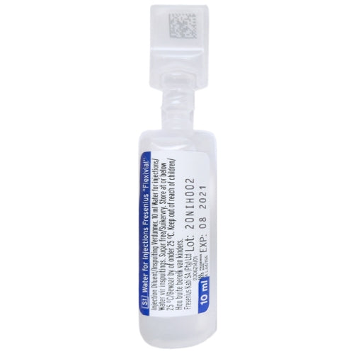 Sterile Water for Injections 10ml | Preservative-Free | Blaque Sigma