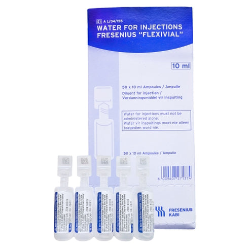 Sterile Water for Injections 10ml | Preservative-Free | Blaque Sigma
