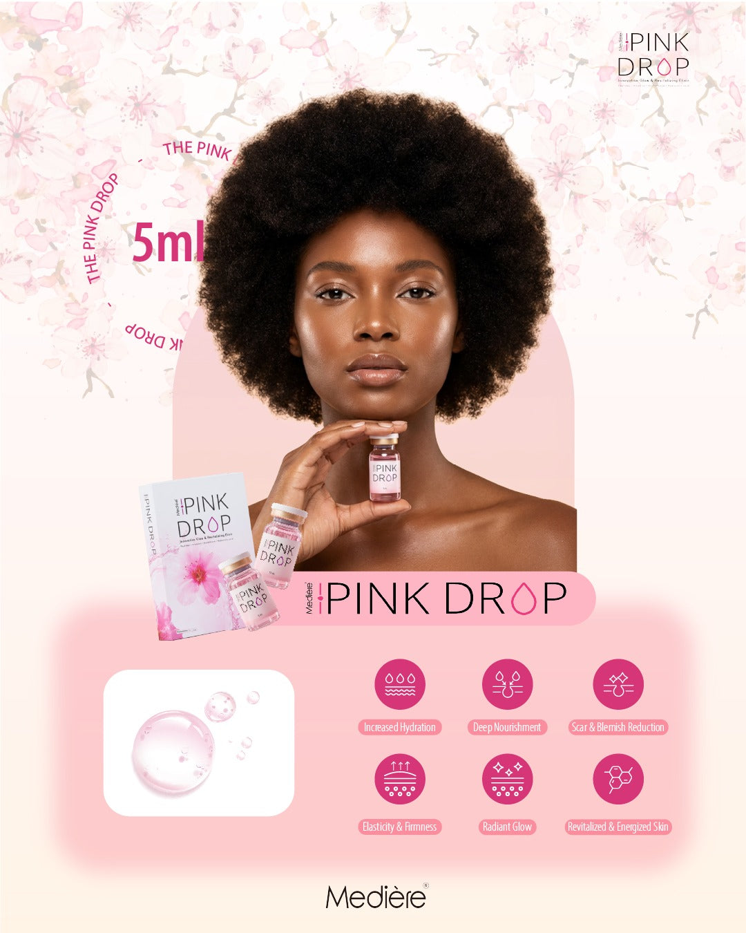 Mediere Pink Drop – Advanced Korean Skin Booster