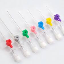 Catheter with port and wings (Single)
