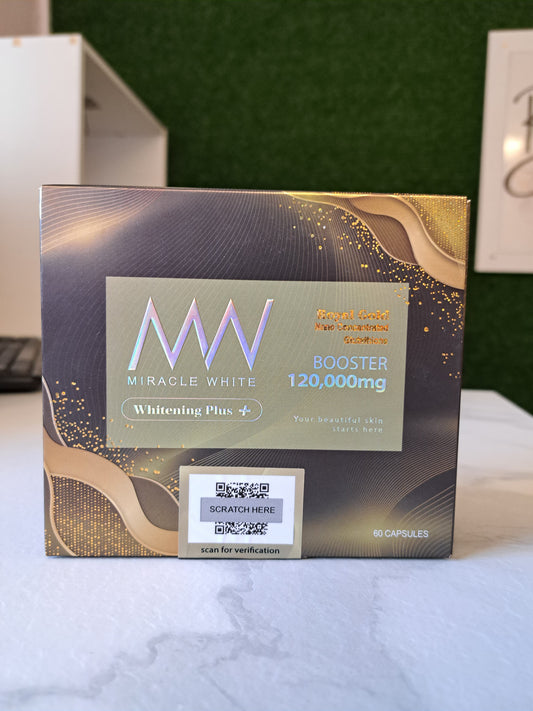 Miracle White glutathione glow capsules | Blaque Sigma
